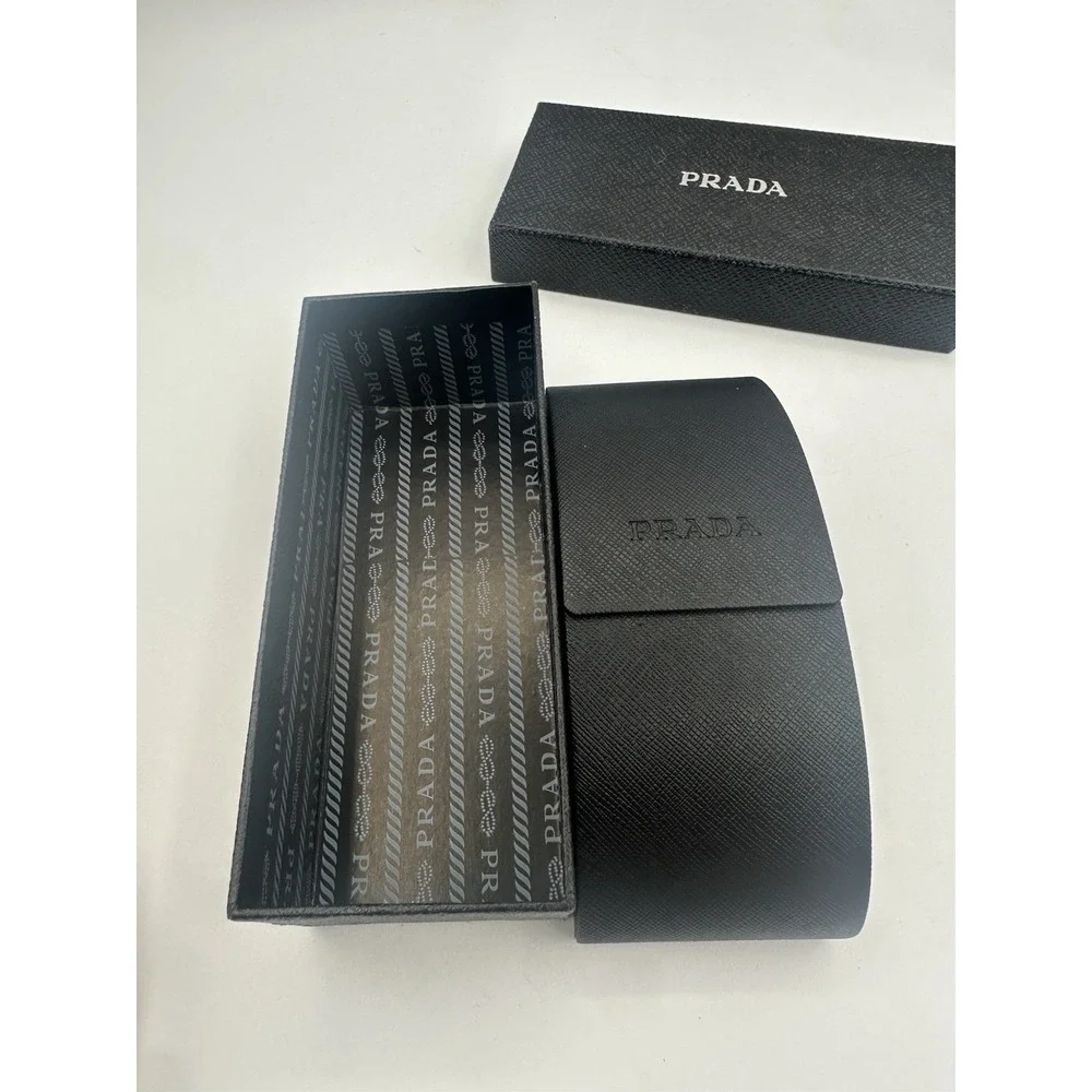 Prada Black Rectangular Sunglasses – Stylish Designer Shades